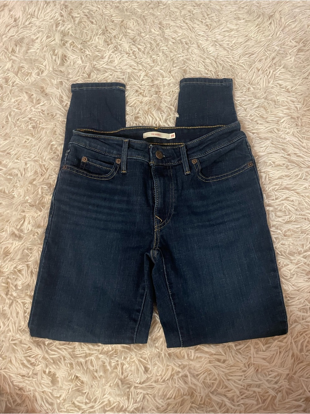 Levi's Dark Indigo Skinny Jeans